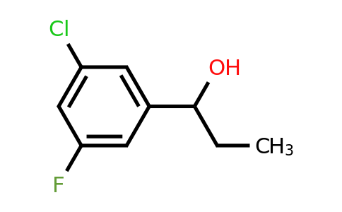 CAS 1314929-91-3 | 1-(3-Chloro-5-fluorophenyl)propan-1-ol