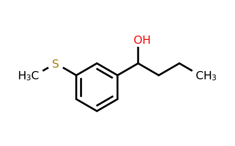 CAS 1314950-87-2 | 1-(3-(Methylthio)phenyl)butan-1-ol