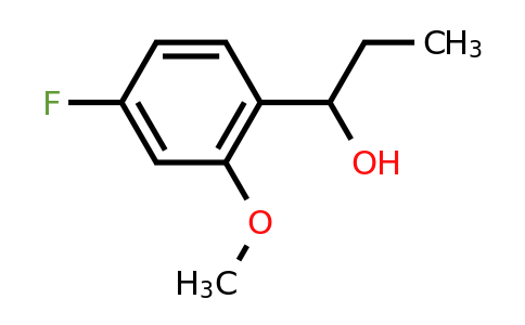 CAS 1314970-76-7 | 1-(4-Fluoro-2-methoxyphenyl)propan-1-ol