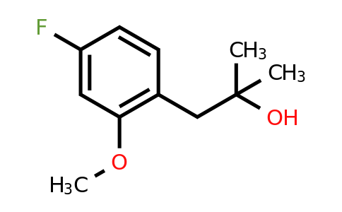 CAS 1314984-82-1 | 1-(4-Fluoro-2-methoxyphenyl)-2-methylpropan-2-ol