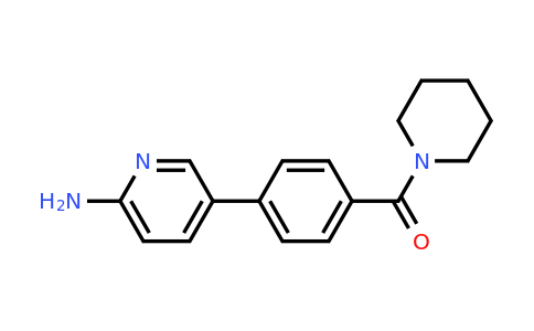 CAS 1314987-03-5 | (4-(6-Aminopyridin-3-yl)phenyl)(piperidin-1-yl)methanone