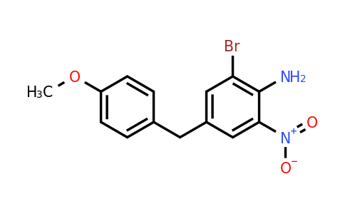CAS 1314987-29-5 | 2-Bromo-4-(4-methoxybenzyl)-6-nitroaniline