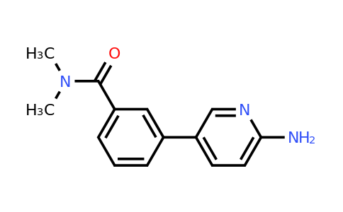 CAS 1314988-25-4 | 3-(6-Aminopyridin-3-yl)-N,N-dimethylbenzamide