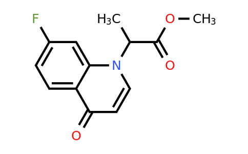 CAS 1315342-66-5 | Methyl 2-(7-fluoro-4-oxoquinolin-1(4H)-yl)propanoate