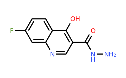 CAS 1315343-35-1 | 7-Fluoro-4-hydroxyquinoline-3-carbohydrazide