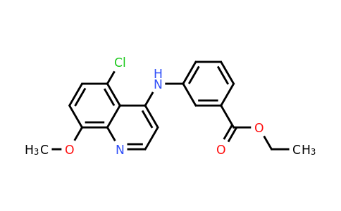 CAS 1315343-45-3 | Ethyl 3-((5-chloro-8-methoxyquinolin-4-yl)amino)benzoate
