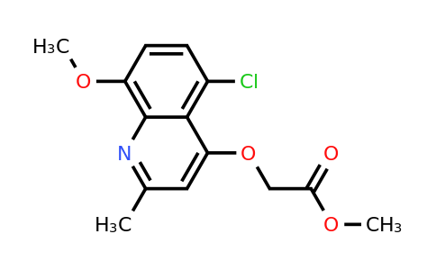 CAS 1315343-50-0 | Methyl 2-((5-chloro-8-methoxy-2-methylquinolin-4-yl)oxy)acetate