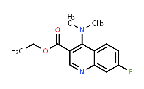 CAS 1315344-26-3 | Ethyl 4-(dimethylamino)-7-fluoroquinoline-3-carboxylate