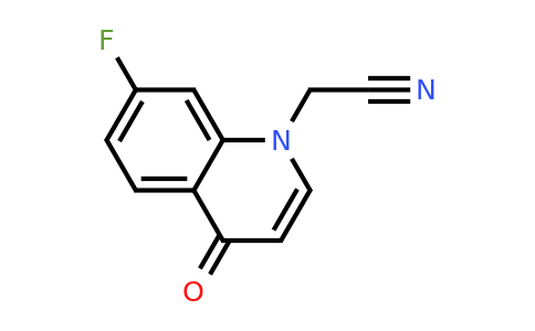 CAS 1315344-35-4 | 2-(7-Fluoro-4-oxoquinolin-1(4H)-yl)acetonitrile