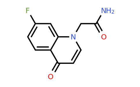 CAS 1315344-43-4 | 2-(7-Fluoro-4-oxoquinolin-1(4H)-yl)acetamide