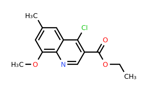 CAS 1315344-46-7 | Ethyl 4-chloro-8-methoxy-6-methylquinoline-3-carboxylate