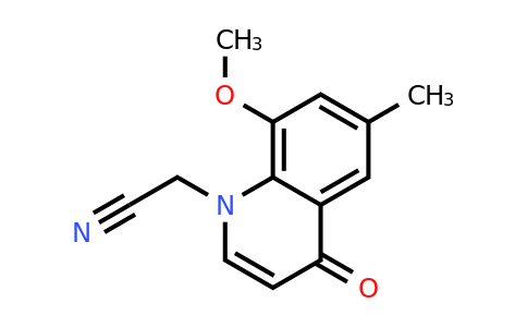 CAS 1315345-06-2 | 2-(8-Methoxy-6-methyl-4-oxoquinolin-1(4H)-yl)acetonitrile