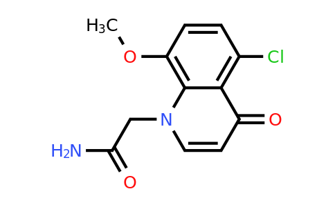 CAS 1315345-08-4 | 2-(5-Chloro-8-methoxy-4-oxoquinolin-1(4H)-yl)acetamide