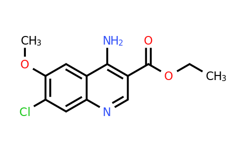 CAS 1315345-28-8 | Ethyl 4-amino-7-chloro-6-methoxyquinoline-3-carboxylate