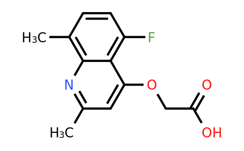 CAS 1315346-12-3 | 2-((5-Fluoro-2,8-dimethylquinolin-4-yl)oxy)acetic acid