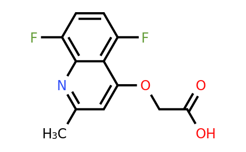 CAS 1315346-53-2 | 2-((5,8-Difluoro-2-methylquinolin-4-yl)oxy)acetic acid