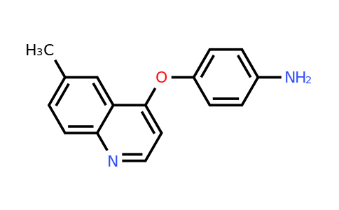 CAS 1315346-67-8 | 4-((6-Methylquinolin-4-yl)oxy)aniline