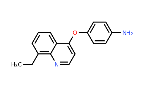 CAS 1315346-75-8 | 4-((8-Ethylquinolin-4-yl)oxy)aniline