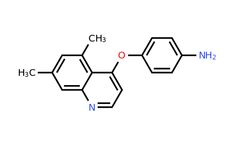 CAS 1315347-54-6 | 4-((5,7-Dimethylquinolin-4-yl)oxy)aniline