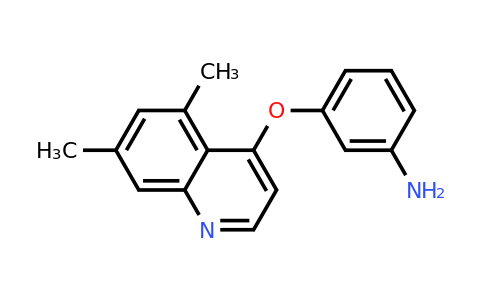 CAS 1315347-91-1 | 3-((5,7-Dimethylquinolin-4-yl)oxy)aniline