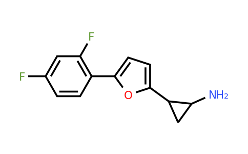 CAS 1315347-98-8 | 2-(5-(2,4-Difluorophenyl)furan-2-yl)cyclopropanamine