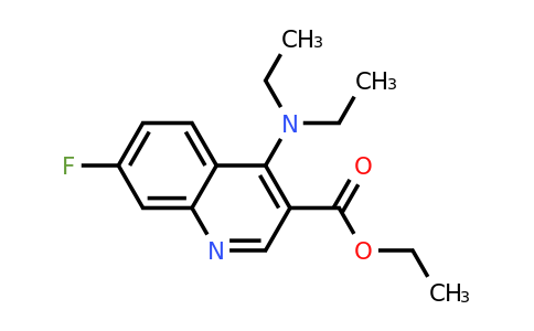 CAS 1315349-01-9 | Ethyl 4-(diethylamino)-7-fluoroquinoline-3-carboxylate