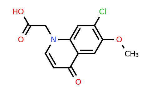 CAS 1315349-38-2 | 2-(7-Chloro-6-methoxy-4-oxoquinolin-1(4H)-yl)acetic acid