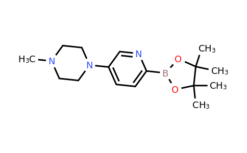 CAS 1315349-74-6 | 1-Methyl-4-(6-(4,4,5,5-tetramethyl-1,3,2-dioxaborolan-2-YL)pyridin-3-YL)piperazine