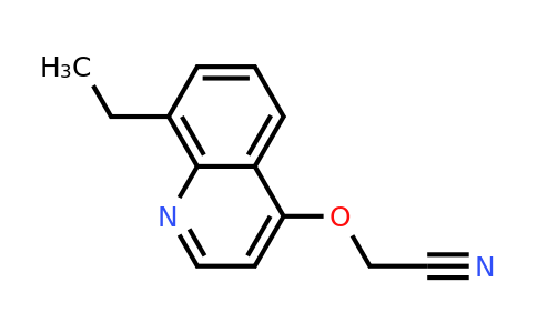CAS 1315349-81-5 | 2-((8-Ethylquinolin-4-yl)oxy)acetonitrile