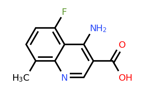 CAS 1315349-91-7 | 4-Amino-5-fluoro-8-methylquinoline-3-carboxylic acid