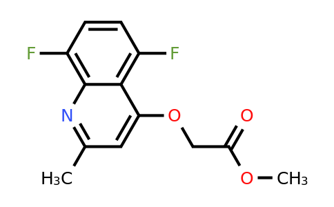 CAS 1315350-32-3 | Methyl 2-((5,8-difluoro-2-methylquinolin-4-yl)oxy)acetate