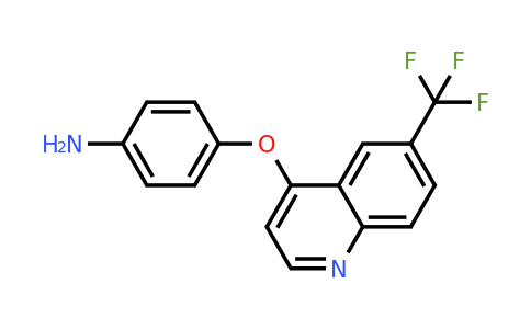 CAS 1315350-66-3 | 4-((6-(Trifluoromethyl)quinolin-4-yl)oxy)aniline