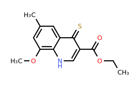 CAS 1315352-11-4 | Ethyl 8-methoxy-6-methyl-4-thioxo-1,4-dihydroquinoline-3-carboxylate