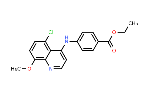 CAS 1315352-15-8 | Ethyl 4-((5-chloro-8-methoxyquinolin-4-yl)amino)benzoate