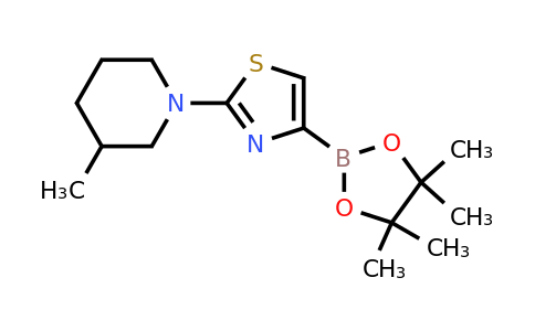 CAS 1315352-38-5 | 2-(3-Methylpiperidin-1-YL)thiazole-4-boronic acid pinacol ester