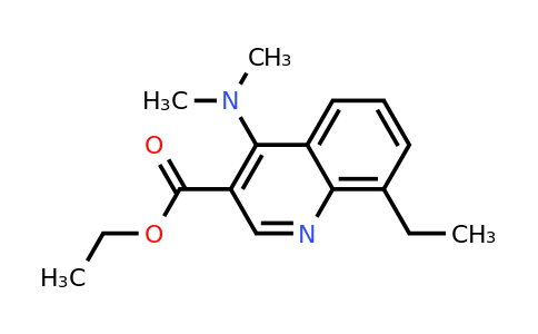CAS 1315352-46-5 | Ethyl 4-(dimethylamino)-8-ethylquinoline-3-carboxylate