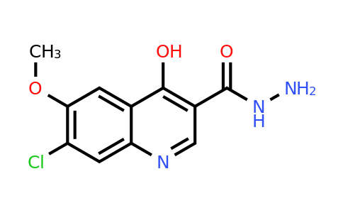 CAS 1315352-65-8 | 7-Chloro-4-hydroxy-6-methoxyquinoline-3-carbohydrazide