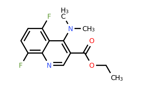CAS 1315353-23-1 | Ethyl 4-(dimethylamino)-5,8-difluoroquinoline-3-carboxylate