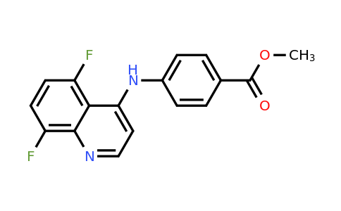 CAS 1315353-25-3 | Methyl 4-((5,8-difluoroquinolin-4-yl)amino)benzoate