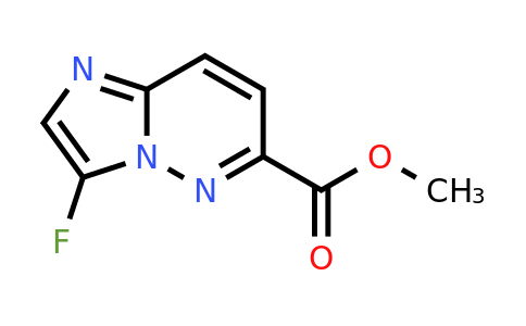 CAS 1315359-89-7 | methyl 3-fluoroimidazo[1,2-b]pyridazine-6-carboxylate
