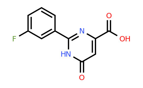 CAS 1315361-01-3 | 2-(3-Fluorophenyl)-6-oxo-1,6-dihydropyrimidine-4-carboxylic acid