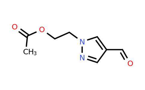 CAS 1315367-26-0 | 2-(4-Formyl-1H-pyrazol-1-yl)ethyl acetate