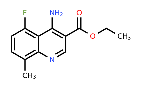 CAS 1315370-43-4 | Ethyl 4-amino-5-fluoro-8-methylquinoline-3-carboxylate