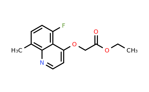 CAS 1315370-48-9 | Ethyl 2-((5-fluoro-8-methylquinolin-4-yl)oxy)acetate