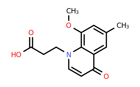 CAS 1315371-14-2 | 3-(8-Methoxy-6-methyl-4-oxoquinolin-1(4H)-yl)propanoic acid