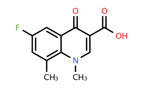 CAS 1315371-35-7 | 6-Fluoro-1,8-dimethyl-4-oxo-1,4-dihydroquinoline-3-carboxylic acid