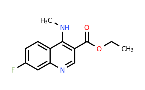 CAS 1315372-39-4 | Ethyl 7-fluoro-4-(methylamino)quinoline-3-carboxylate
