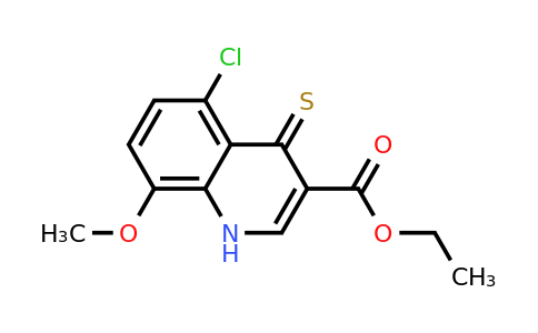 CAS 1315372-65-6 | Ethyl 5-chloro-8-methoxy-4-thioxo-1,4-dihydroquinoline-3-carboxylate
