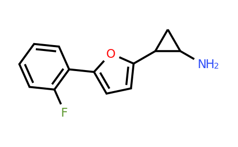 CAS 1315372-69-0 | 2-(5-(2-Fluorophenyl)furan-2-yl)cyclopropanamine