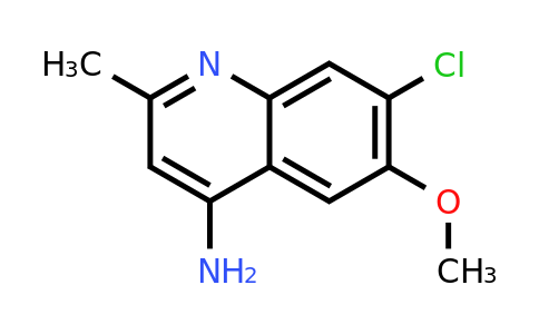 CAS 1315373-05-7 | 7-Chloro-6-methoxy-2-methylquinolin-4-amine